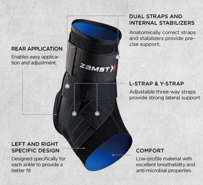 Ankle Brace Zamst Ankle Support collection Zamst.us